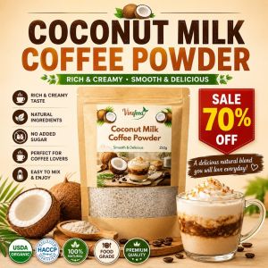 Coconut Coffee Powder No Added Sugar Creamy Dairy Free Instant Coffee Mix Lactose Free Coffee