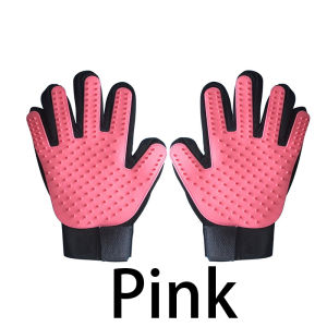 1 Pair Pet Dog Cat Grooming Glove Pet Hair Remover Mitt for Dogs and Cats