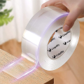 Double Sided Reusable Tape Transparent Waterproof Adhesive Traceless Nano Tape Invisible Gel 5 Meter. 