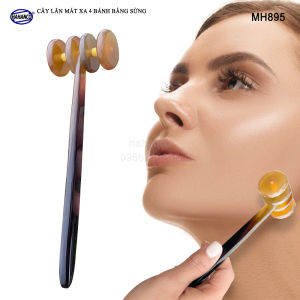 Cây Lăn 4 Bánh Massage Bằng Sừng - MH895 - Dụng Cụ Hỗ Trợ làm Đẹp - Giải Tỏa Căng Thẳng