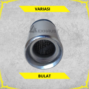 variasi ujung buntut knalpot mobil suara halus model bulat
