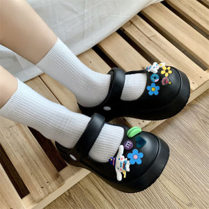 Tsion ห้ามพลาด รองเท้าแตะแฟชั่นสำหรับคุณผู้หญิง สีพาสเทลน่ารักสดใสตัวติดน้องน่ารักมาก สต็อกแน่พร้อมส่งกันเลยสาวๆ