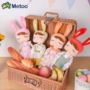 Nguyên bản Metoo 35cm Angela Mục vụ Phong cách Bunny Plushie Búp bê Trẻ em Ôm Đồ chơi Nhồi bông Mềm cho Bé và Trẻ em Quà tặng sinh nhật2026