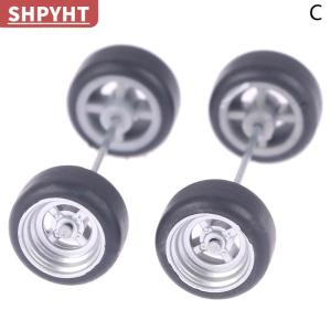 [COD] SHPYHT TOY 1 64 Wheels For Hotwheels with Rubber Tire Model Car Modified Parts Toys New