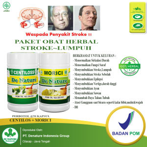 Morici Centilos Obat Herbal Struk Lumpuh Stroke Badan Mati Separuh Saraf kejepit Dan Melancarkan Peredaran darah Asli Denature