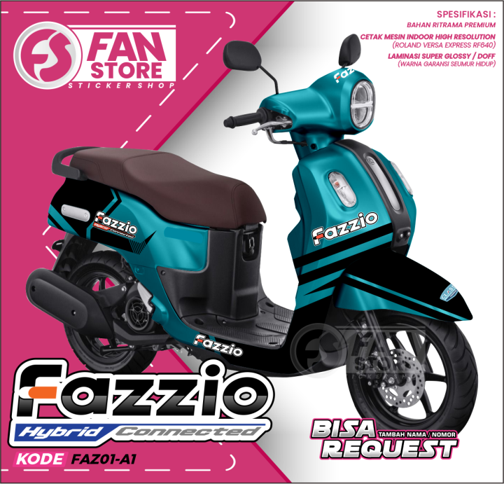 Fazzio Racing Sticker Decal Yamaha Fazzio Fullbody Sticker Decal Fazzio - Decal Full Body ...