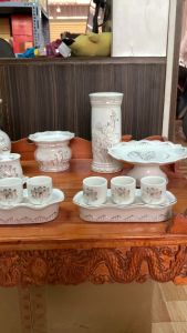 Bộ Thờ Cúng Lư Hương Bát Nhang Bình Hoa Ống Nhang Dĩa Án Chung Hũ Gạo Muối Chung Nước Thờ Cúng