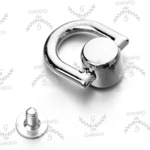 Accesories Tas Variasi V015 Kuping Tali Panjang NEKEL CHROME - Gagang Baut Tas - (IMPORT)