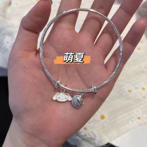 YF Sanrio Bell Bracelet Kuromi Cinnamon Cartoon Melody Bracelet Student Lover Friends Gift Jewelry Accessories FY