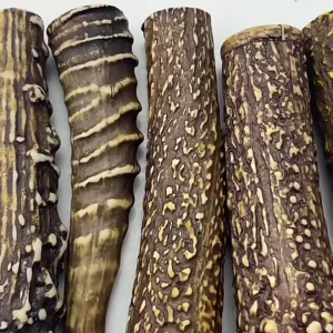Imitation Horse Deer Antelope Horn Antlers Pattern Resin Materials for Cutter Grip Handle Patches Scale Makeing Part