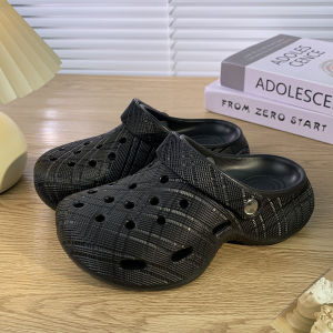 New Style EVA Heightening Clogs Summer Outdoor Wear Non-slip Hollow Breathable Women Slippers Minimalist Ins Style Beach Shoes H260729