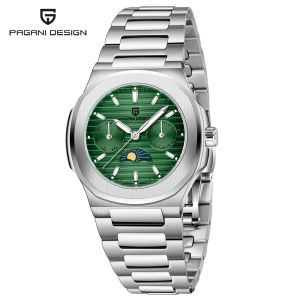 PAGANI DESIGN Watch 2026 Stainless Steel Week Date Mens Watches Waterproof Casual Sapphire Glass Quartz Watch For Men PD-1786