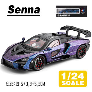 LEO 1:24 McLaren Senna Supercar Diecast Model Car Alloy Cars Toys Collection Gift For Kids Boy Girl