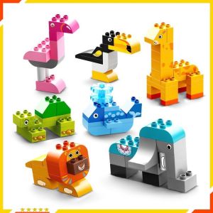 Đồ chơi lắp ráp le.go Duplo Feelo thế giới động vật 102 chi tiết siêu to – Đồ chơi xếp hình bằng nhựa ABS cao cấp