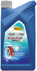 GRANTT ELECTRA BRAKE FLUID DOT 4 EV (ELECTRIC VEHICLE) [COLOUR: BRIGHT AMBER DOT4] (1L)