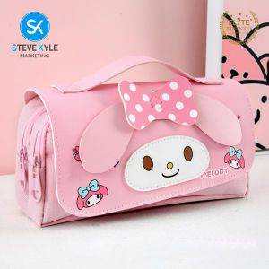 Steve Kyle Large-Capacity Pencil Case Girl Heart Glitter Pencil Case Student Influencer Pencil Case