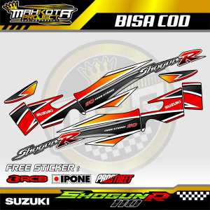 STRIPING VARIASI SUZUKI NEW SHOGUN 110 R / STIKER LIST MOTOR SUZUKI NEW SHOGUN 110 R