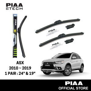 PIAA Si-Tech Silicone Wiper For ASX 2010 ~ 2019 (24" & 19")