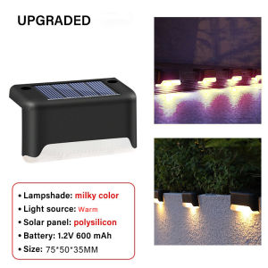 Solar Gate Pillar Light LED Outdoor Lamp Waterproof IP65 Gate Wall Lights Outdoor Pillar Light Lampu Pagar Holder Outdoor Pillar Lights Automatic Remote control Sensor  Post Lights Fence Post Garden lights COD