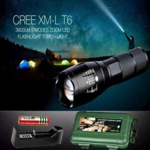 Đèn pin siêu sáng XML-T6 full box - Life Style 4U