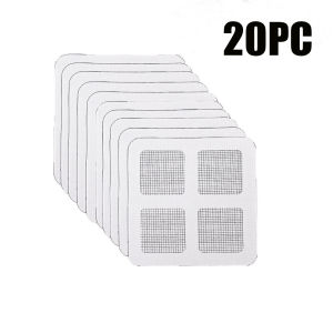 ที่กรองผมแบบใช้แล้วทิ้งตัวกรองปิดกั้นกรองระบายน้ำอุปกรณ์ห้องอาบน้ำห้องครัว30ชิ้น