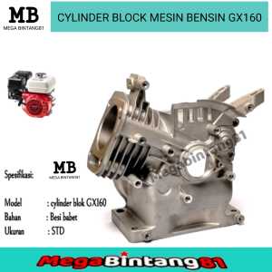 Cylinder block GX160 blok mesin GX160 boringan blok mesin GX160 200