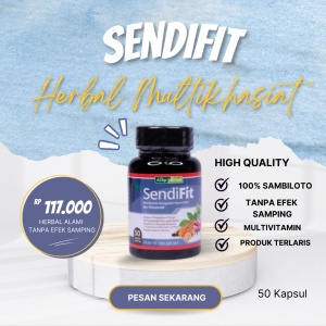 Sendifit Asli Sehat Sendi Asli 100% Original Terbuat Dari Ekstrak Herbal Pilihan - Obat Herbal Asam Urat Rematik Nyeri Sendi Tulang Lutut Saraf Kejepit Sakit Pinggang Pengapuran Tulang Sendi Lutut Kebas Kesemutan