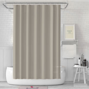 Bathroom Shower Curtain Bath Room Partition Leaf Shower Bathing Curtain With Hook Set No Drilling Needed Shower Curtain