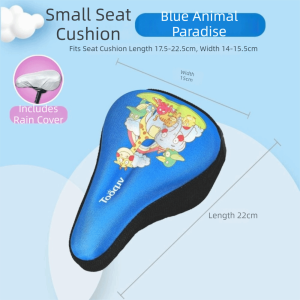 WENQI Cartoon Animal Kids Bicycles Seats Cushion Cover Thickened Bike Seats Cushions Comfortable Anti-Slip Bicycles Saddles Outdoor Sports