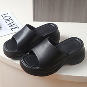 รองเท้าแตะผู้หญิง ส้นสูง 6.5cm. วัสดุ EVA น้ำหนักเบา พื้นนุ่ม ใส่สบายเท้า พื้นกันลื่น มี4สี รองเท้าแตะส้นสูง #sy194