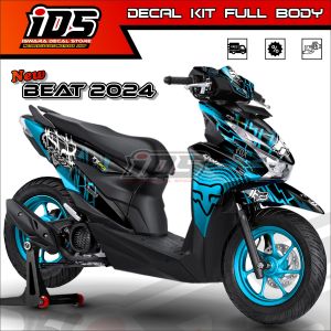 Stiker Motor Beat Deluxe 2024 Full Body Stiker Beat Street 2024 New Keren Decal Beat 2024 Full Body Fox