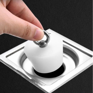 NEXTYOO Tapered Silicone Rubber Stopper with Steel D Ring Waterproof Tube Hole Plug Multipurpose Universal Conical Silicone Stopper Floor Drain