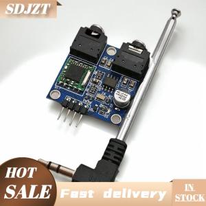SDJZT Radio Station TEA5767 FM Stereo Radio Module For 76-108MHZ With Free Cable Antenna