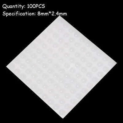 Transparent Rubber Bumper Protection For Door or Drawers with 3M Adhesive Backing