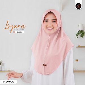 Terbaru Hijab Rivantie Isyana bahan jersey aluna premium Kerudung Sport