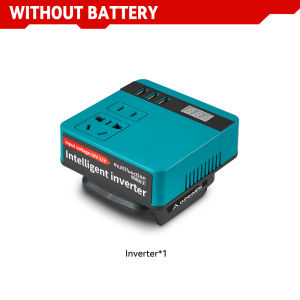 120W Lithium Battery Inverter DC 18V To 220V For Home Application Inverter Adapter Power Supply For Makita 18V Battery