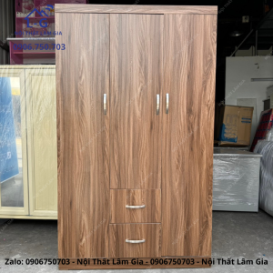 [GIAO HÀNG HỎA TỐC HCM] TỦ GỖ MDF 3 CÁNH – HIỆN ĐẠI SANG TRỌNG ((T3C-MDF)