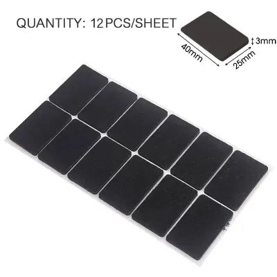 1/3Sheets Felt Chair Legs Pads Self Adhesive Hardwood Floor Protector Felt Mat Furniture Table Legs Cover Anti Scratch Pads