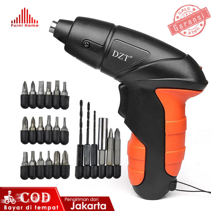 Mesin Bor Listrik Tanpa Kabel Mesin Obeng Listrik Portable Baterai Cas ...