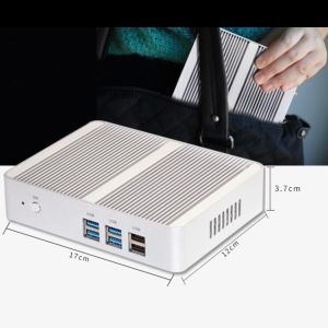 มินิพีซี Intel i3 VGA+HDMI WiFi 3 ปี แถมฟรีคีย์บอร์ดไร้สายขนาดเล็ก / เมาส์ / สาย HDMI