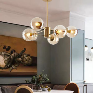 Lampu Gantung Ruang Tamu Minimalis Nordic Chandelier Eropa Modern Lampu Dekorasi Rumah