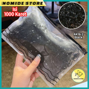 1000 PCS IKAT RAMBUT ANAK PEREMPUAN AKSESSORIS KARET FASHION WANITA KOREA AK16 NOMIDE