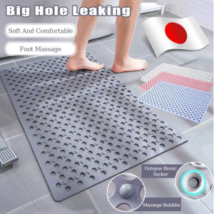 Non Slip Suction Bath Mat bathroom Mat Quick Dry Shower Mat With Suction Bathroom Floor Mat Rug Set Waterproof Rubber Absorbent Matting Water Drain Elegant Kitchen Toilet Door Mat Diatomite Sale Bathroom Accessories