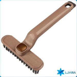 LoviRa 2-in-1 Multifunctional Rotating Cleaning Brush 360° Cleaning Brush For Crevice Tiles Toilet Scrubber