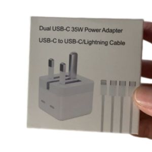 PD 35W USB C Adapter Fast Charger 1Phone Charger USB Type-C Plug Phone For Phone 18 17 16 15 14 13 Pro Max