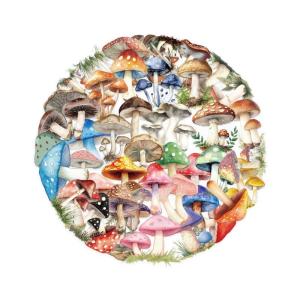 50Counts Cartoon Mushroom Decorative Sticker Water Resistant PET Sticker for Scrapbooking Water Bottle Phone Case Guitar