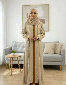 Gamis Abaya Syari/Gamis Abaya Turki Dubai Terbaru/Abaya Remaja Kekinian/Gamis Lebaran 2026 Viral COD