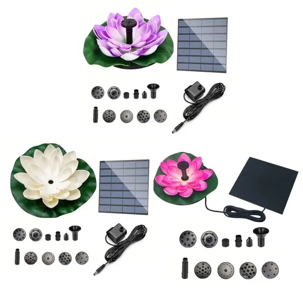 บางกอกสปอต น้ำพุโซล่าเซลล์เล็ก 7V 1.8W สำหรับตกแต่งสวน