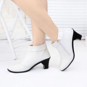 Sepatu boots wanita dewasa dm punk terbaru 2024 boots Fashion   bahan kulit sintetis heels tinggi 7cm ND 02