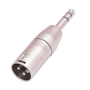 1/4" TRS to XLR Adapter 6.35mm Male-Plug to 3Pin XLR Male Jack Stereo Microphone Converter Connector